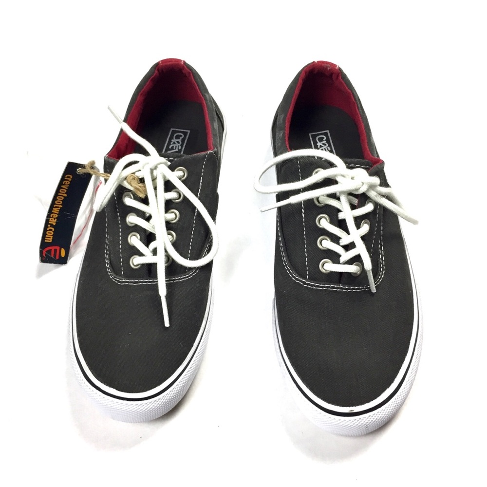 Crevo Misfit Gray Wash Twill Casual Sneaker